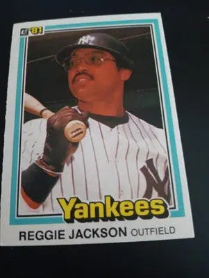 1981 Donruss - Reggie Jackson #228. NY Yankees. NRMT+