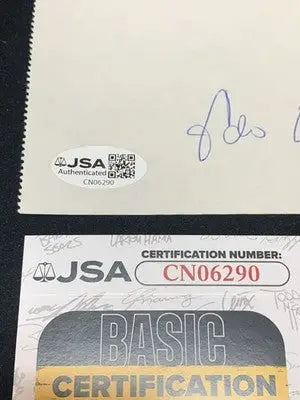 1981 Fernando Valenzuela Signed Autographed 3x6 Cut Auto JSA Authentic Dodgers - Sports Memorabilia