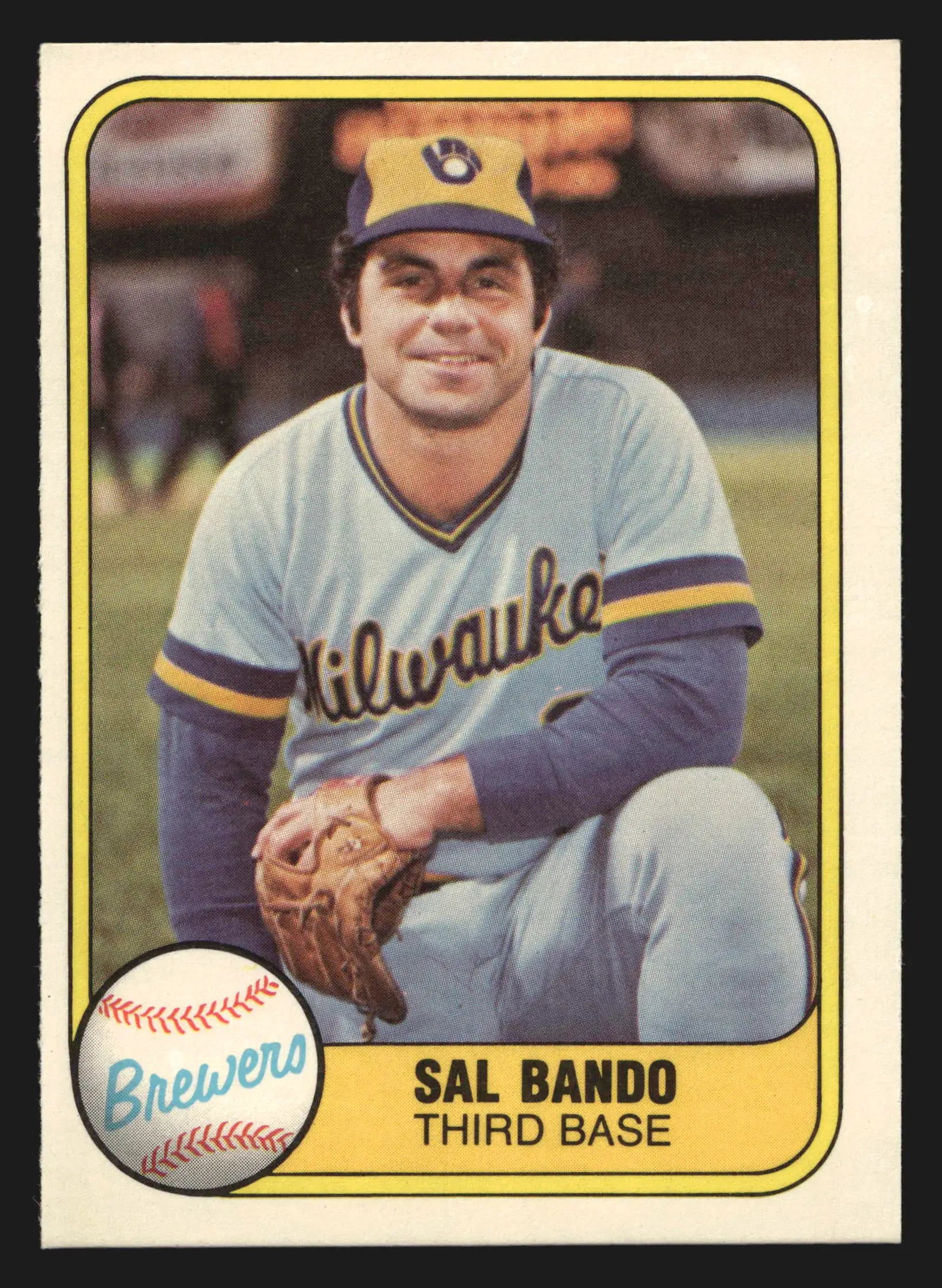 1981 Fleer #510 Sal Bando Milwaukee Brewers - Baseball Card Single