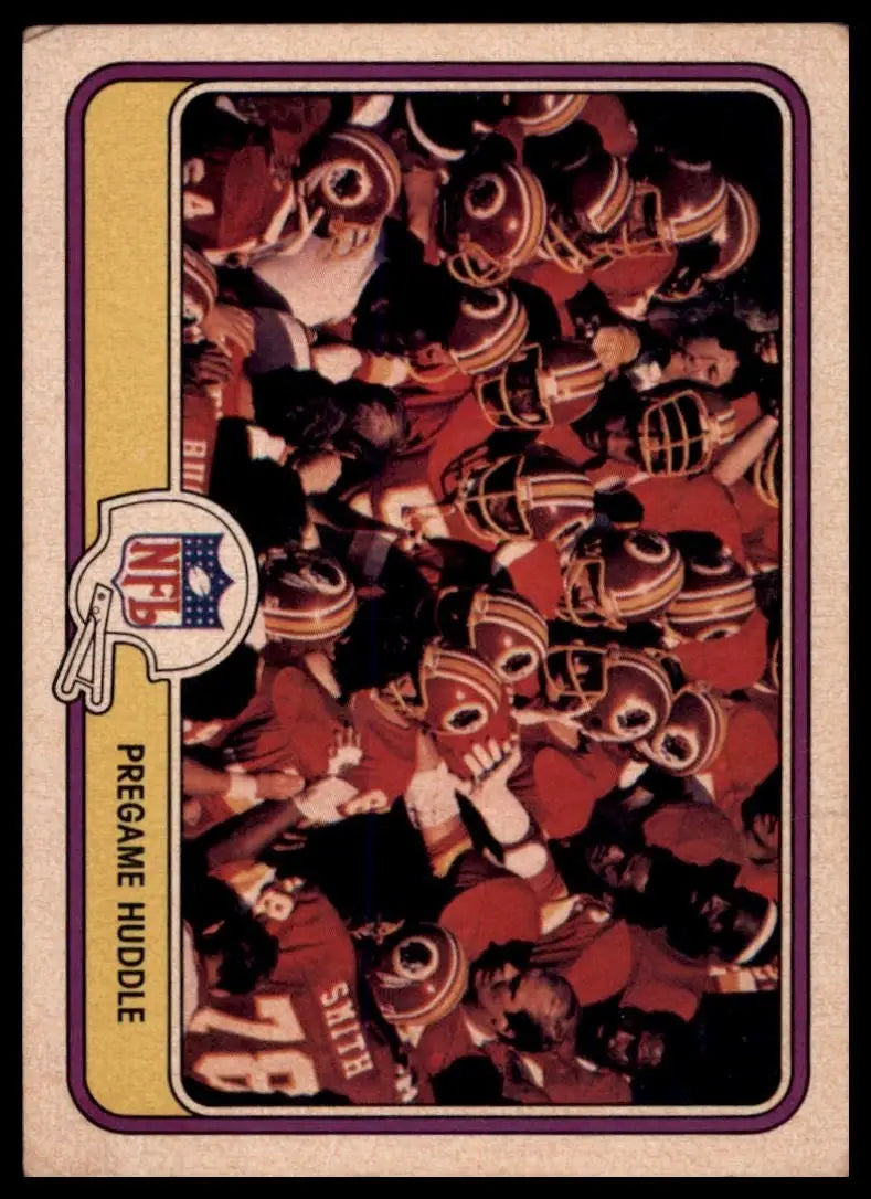 1981 Fleer Teams in Action Washington Redskins #86 Football Card NFL Sports - Football Card Single