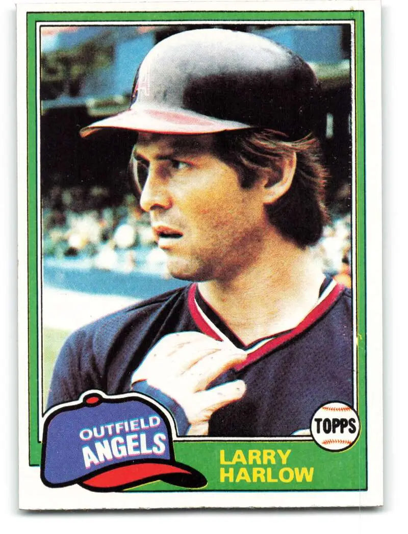 1981 Topps #121 Larry Harlow EX Excellent California Angels Baseball Card