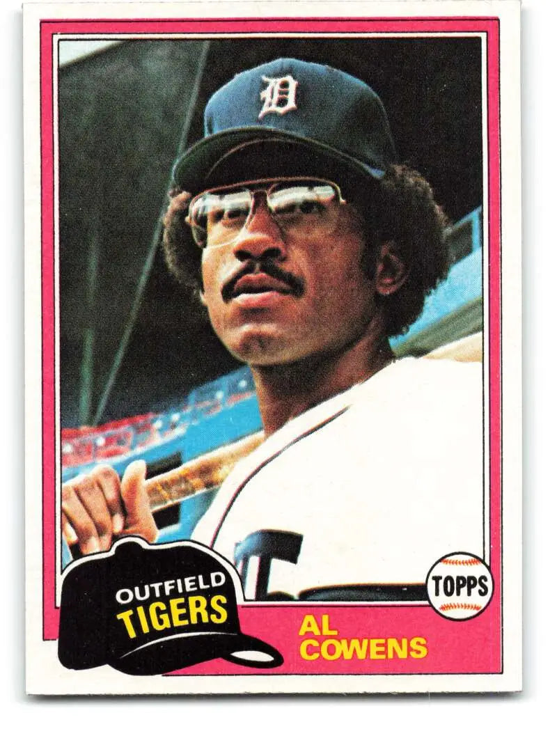 1981 Topps #123 Al Cowens EX Excellent Detroit Tigers Baseball Card - Baseball Card Single