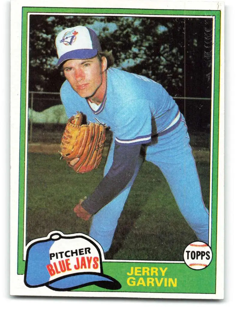 1981 Topps #124 Jerry Garvin EX Excellent Toronto Blue Jays Baseball Card - Baseball Card Single
