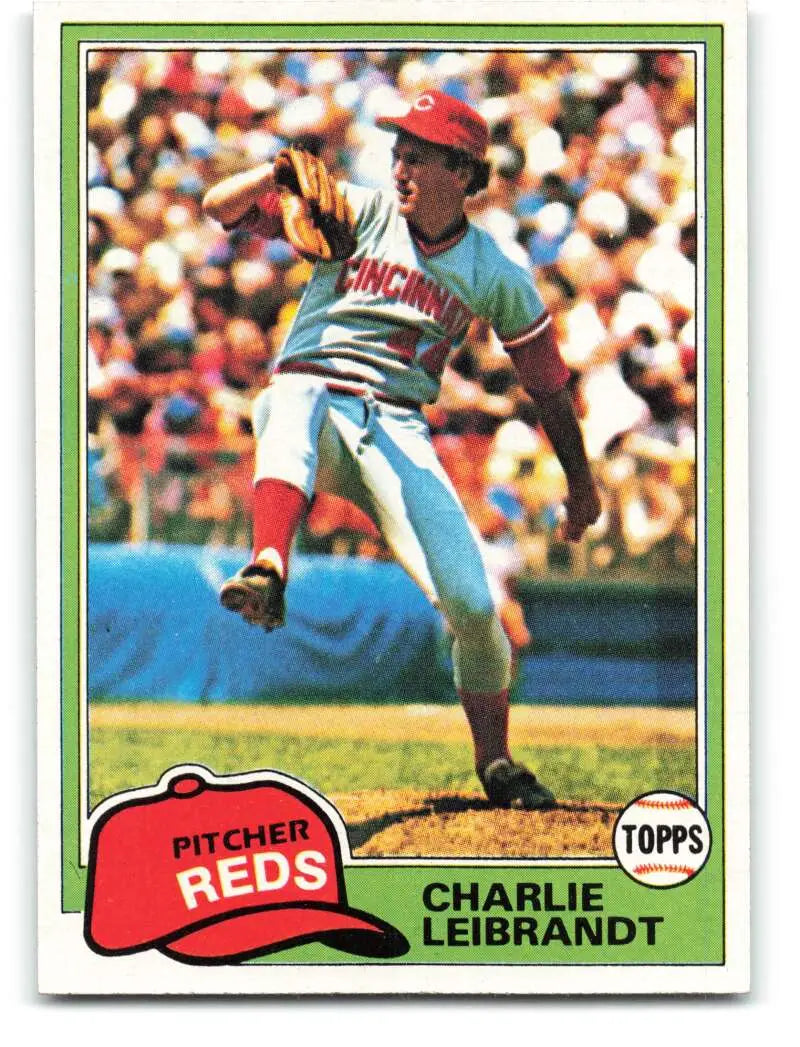 1981 Topps #126 Charlie Leibrandt EX Excellent RC Rookie Cincinnati Reds Baseball Card - Baseball Card Single