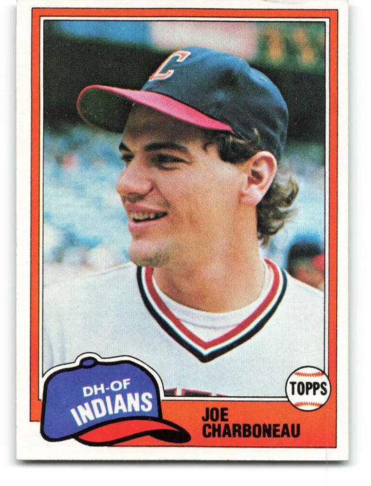 1981 Topps #13 Joe Charboneau EX Excellent RC Rookie Cleveland Indians Baseball Card - Baseball Card Single