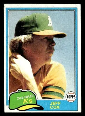 1981 Topps #133 Jeff Cox - Baseball Card Single