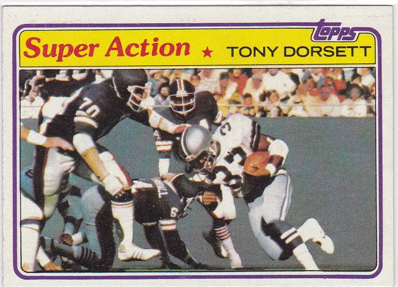 1981 Topps #138 Tony Dorsett Super Action Dallas Cowboys - Football Card Single
