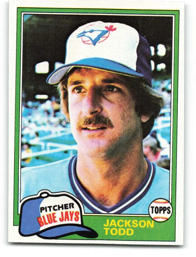1981 Topps #142 Jackson Todd EX Excellent Toronto Blue Jays Baseball Card - Baseball Card Single