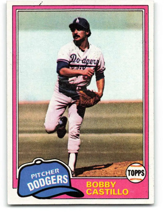 1981 Topps #146 Bobby Castillo EX Excellent Los Angeles Dodgers Baseball Card - Baseball Card Single