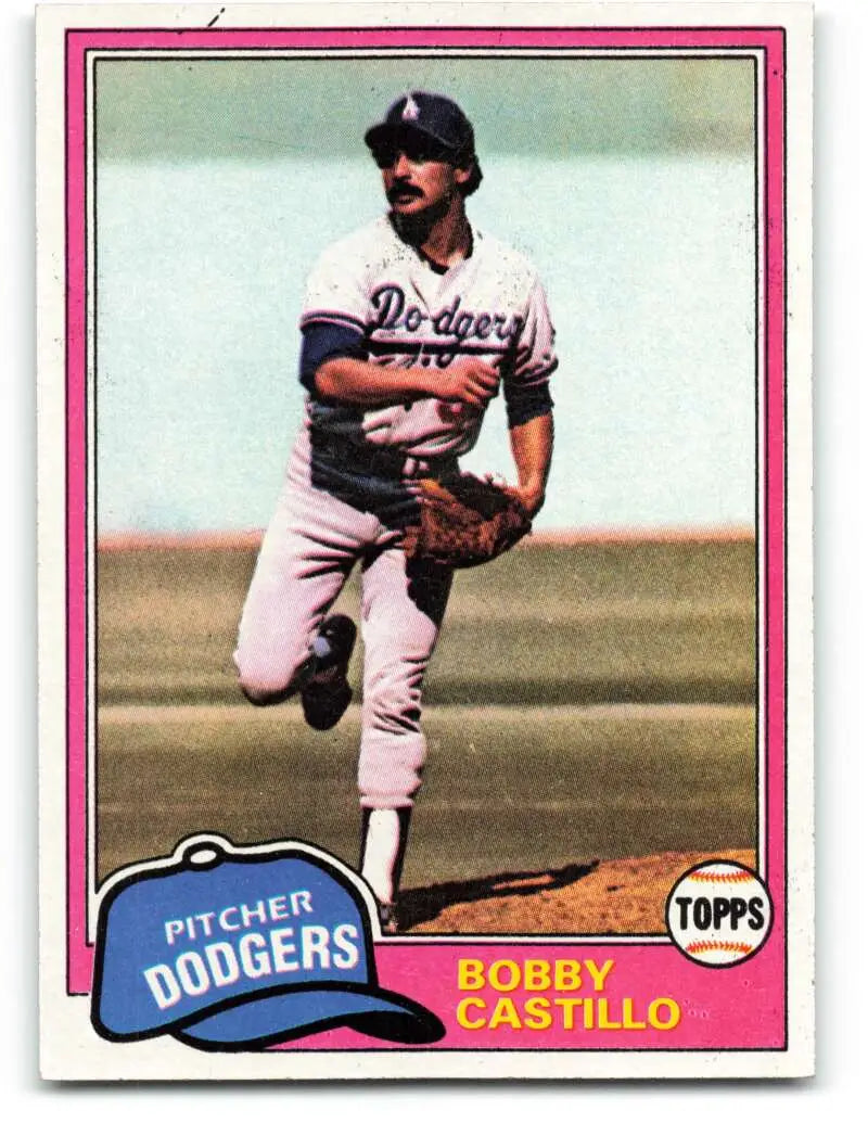 1981 Topps #146 Bobby Castillo EX Excellent Los Angeles Dodgers Baseball Card - Baseball Card Single