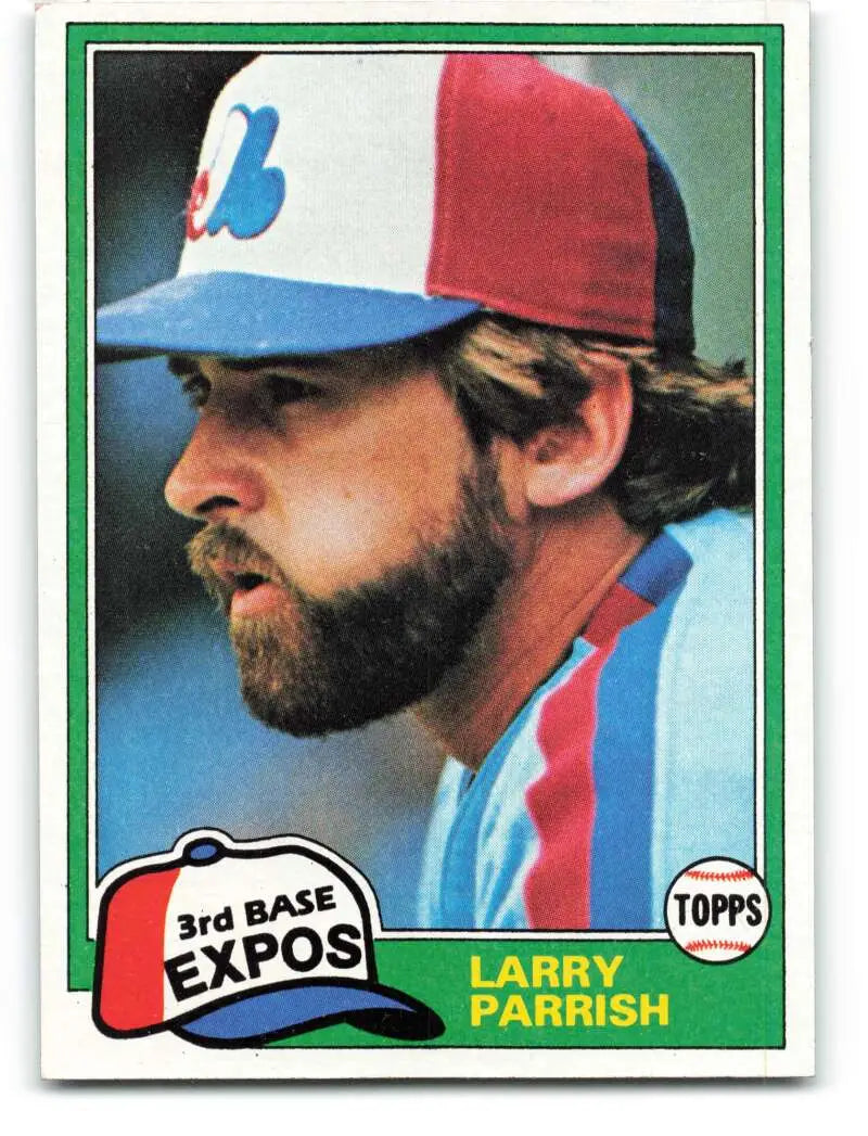 1981 Topps #15 Larry Parrish EX Excellent Montreal Expos Baseball Card - Baseball Card Single