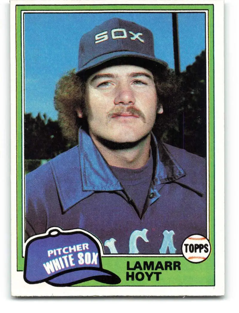 1981 Topps #164 LaMarr Hoyt EX Excellent RC Rookie Chicago White Sox Baseball Card - Baseball Card Single
