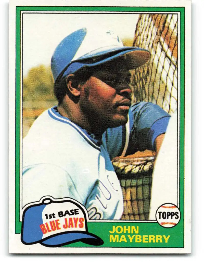 1981 Topps #169 John Mayberry EX Excellent Toronto Blue Jays Baseball Card - Baseball Card Single