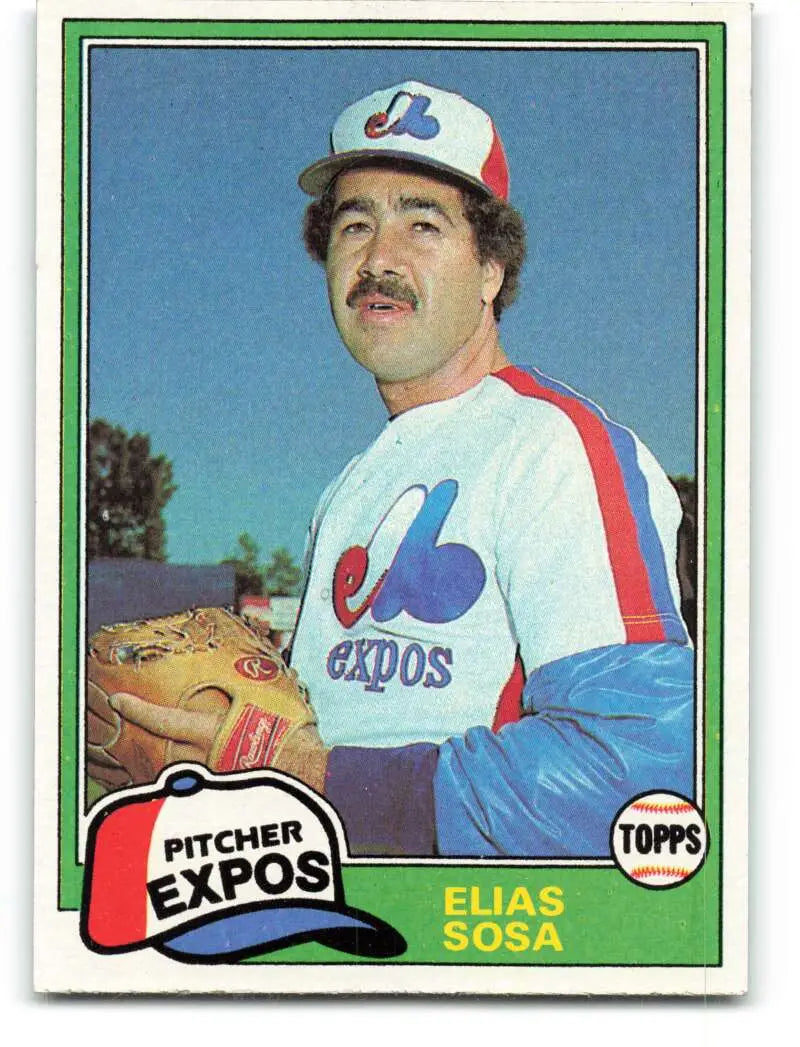 1981 Topps #181 Elias Sosa EX Excellent Montreal Expos Baseball Card