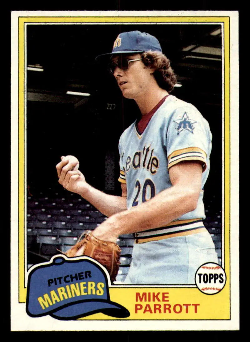 1981 Topps #187 Mike Parrott EX Excellent Seattle Mariners Baseball Card