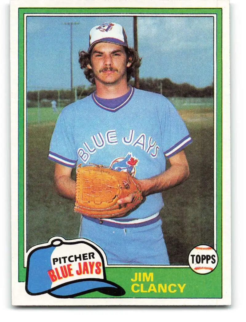 1981 Topps #19 Jim Clancy EX Excellent Toronto Blue Jays Baseball Card - Baseball Card Single