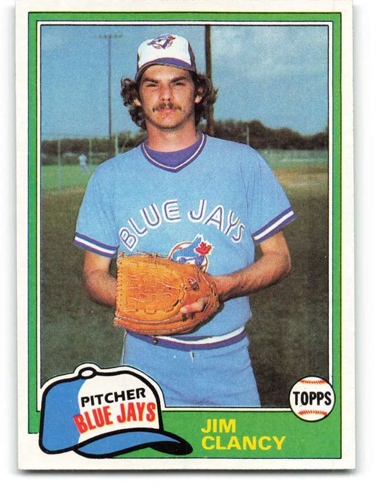 1981 Topps #19 Jim Clancy EX Excellent Toronto Blue Jays Baseball Card - Baseball Card Single