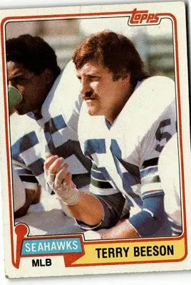 Terry Beeson football card from 1981 Topps #191 showcasing Terry Beeson football greatness