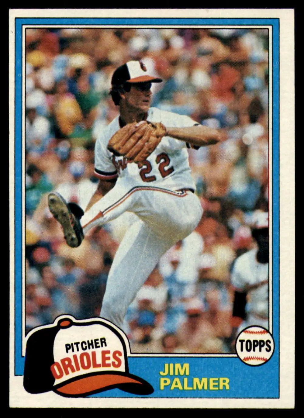 1981 Topps #210 Jim Palmer EX Excellent Baltimore Orioles Baseball Card - Baseball Card Single