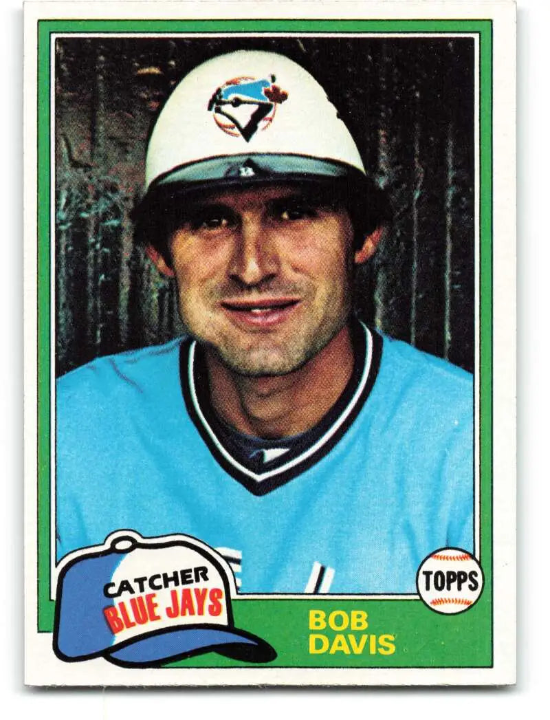1981 Topps #221 Bob Davis EX Excellent Toronto Blue Jays Baseball Card - Baseball Card Single