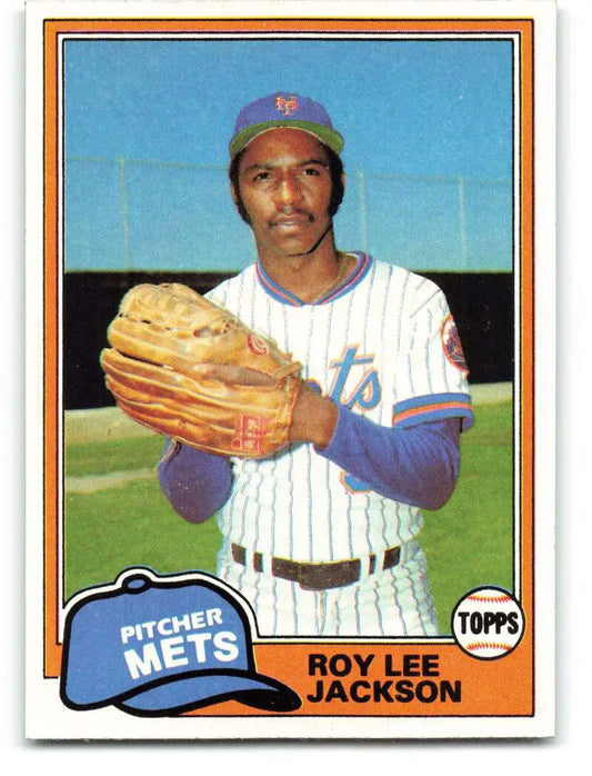 1981 Topps #223 Roy Lee Jackson EX Excellent RC Rookie New York Mets Baseball Card - Baseball Card Single