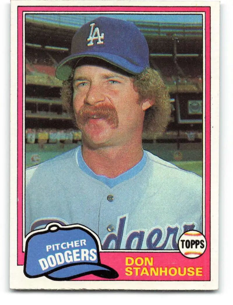 1981 Topps #24 Don Stanhouse EX Excellent Los Angeles Dodgers Baseball Card - Baseball Card Single