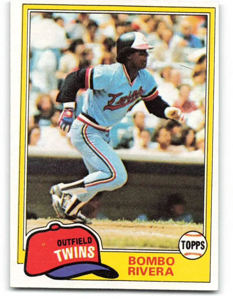 1981 Topps #256 Bombo Rivera EX Excellent Minnesota Twins Baseball Card - Baseball Card Single