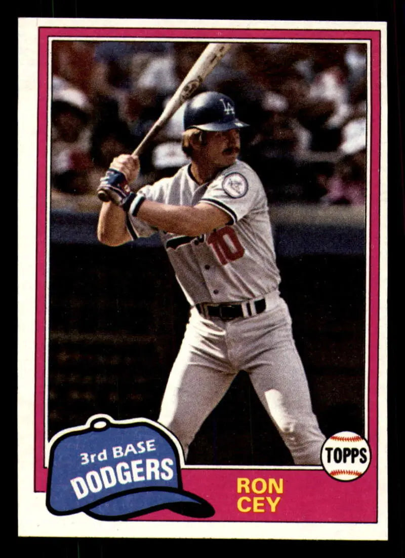 1981 Topps #260 Ron Cey EX Excellent Los Angeles Dodgers Baseball Card - Baseball Card Single