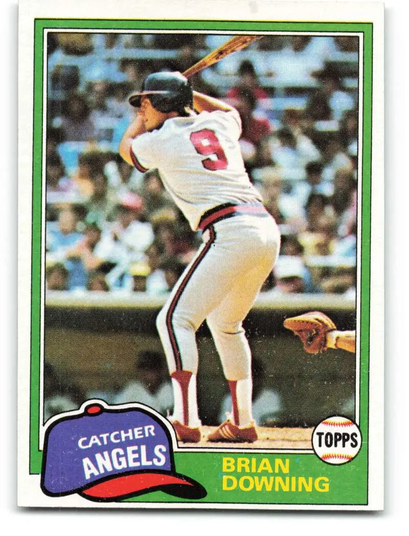 1981 Topps #263 Brian Downing EX Excellent California Angels Baseball Card - Baseball Card Single