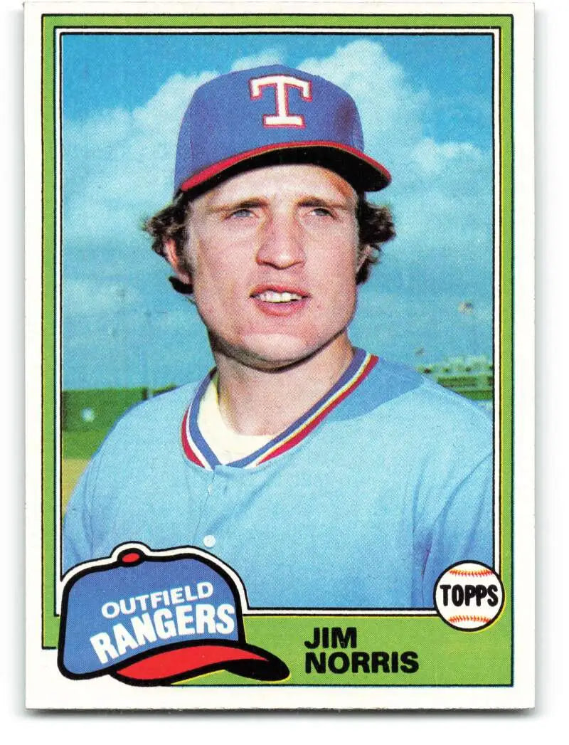 1981 Topps #264 Jim Norris EX Excellent Texas Rangers Baseball Card - Baseball Card Single