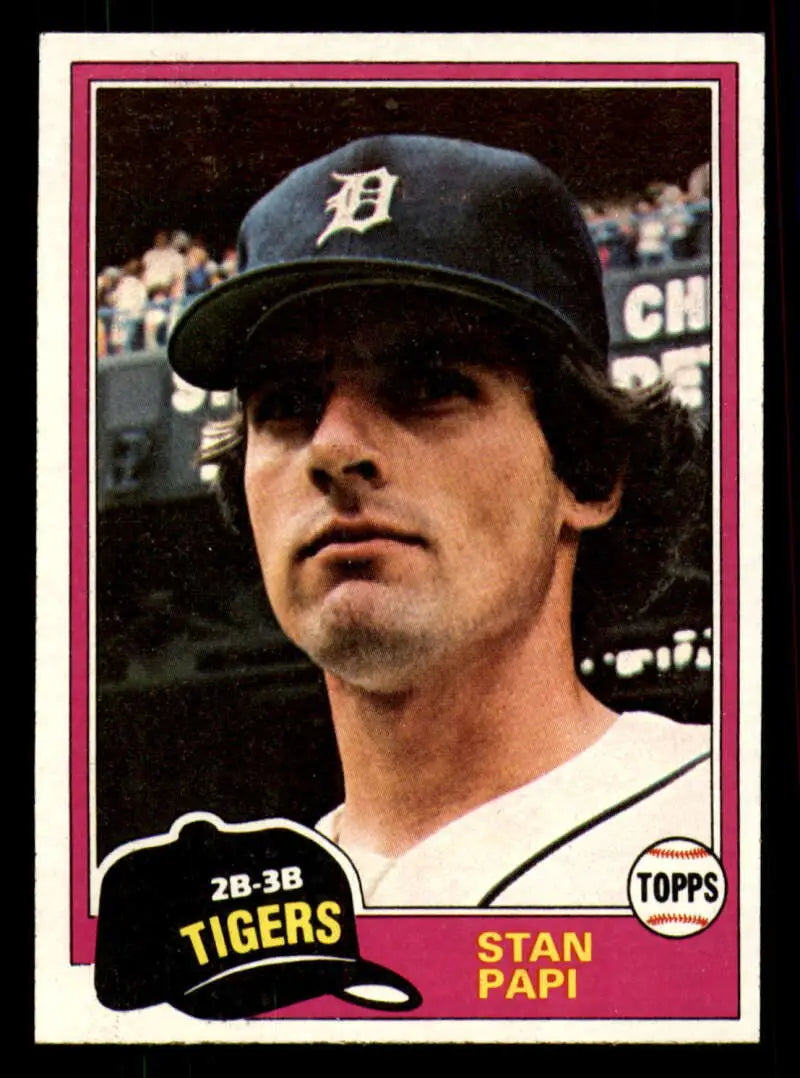 1981 Topps #273 Stan Papi EX Excellent Detroit Tigers Baseball Card - Baseball Card Single