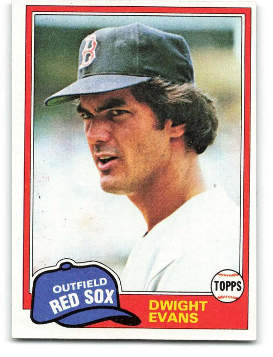 1981 Topps #275 Dwight Evans EX Excellent Boston Red Sox Baseball Card - Baseball Card Single
