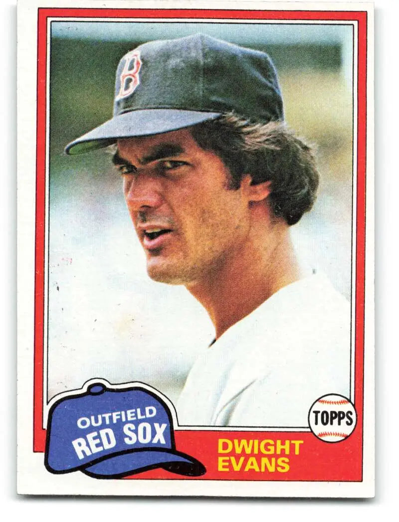 1981 Topps #275 Dwight Evans EX Excellent Boston Red Sox Baseball Card - Baseball Card Single