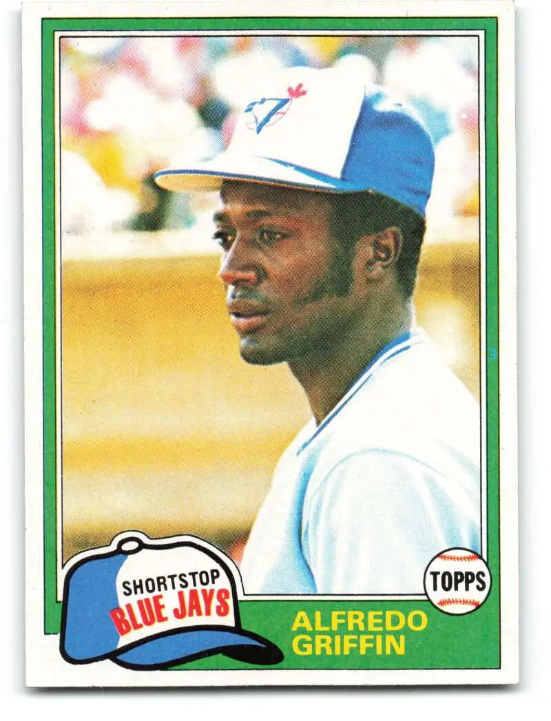1981 Topps #277 Alfredo Griffin EX Excellent Toronto Blue Jays Baseball Card - Baseball Card Single
