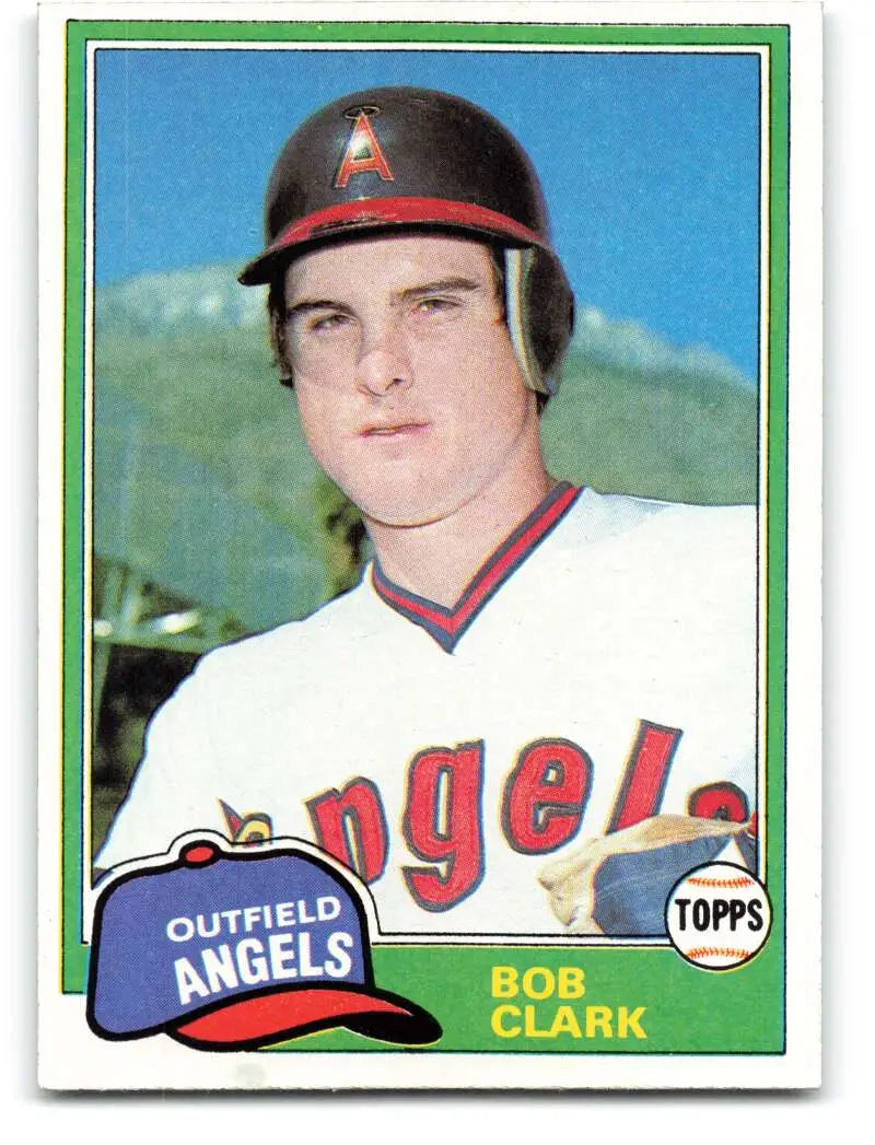 1981 Topps #288 Bobby Clark EX Excellent California Angels Baseball Card - Baseball Card Single