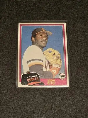 1981 Topps #310 Vida Blue - Baseball Card Single