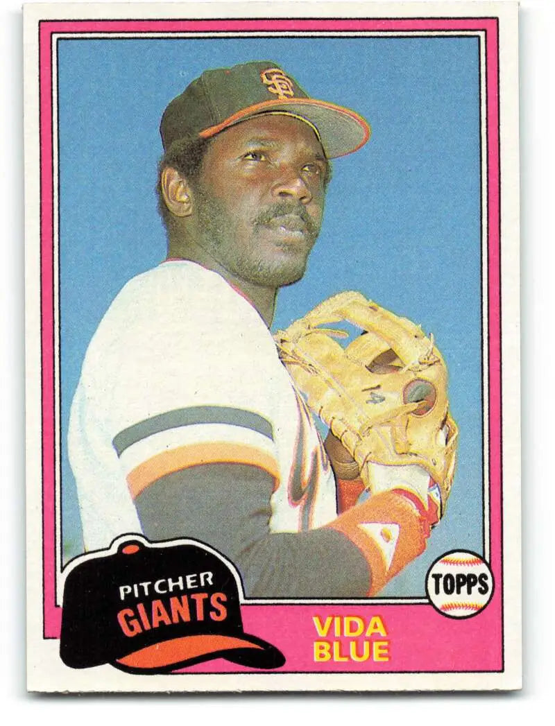 1981 Topps #310 Vida Blue EX Excellent San Francisco Giants Baseball Card - Baseball Card Single