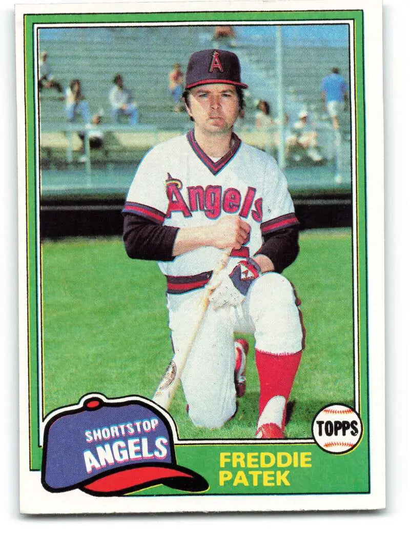 1981 Topps #311 Freddie Patek EX Excellent California Angels Baseball Card - Baseball Card Single