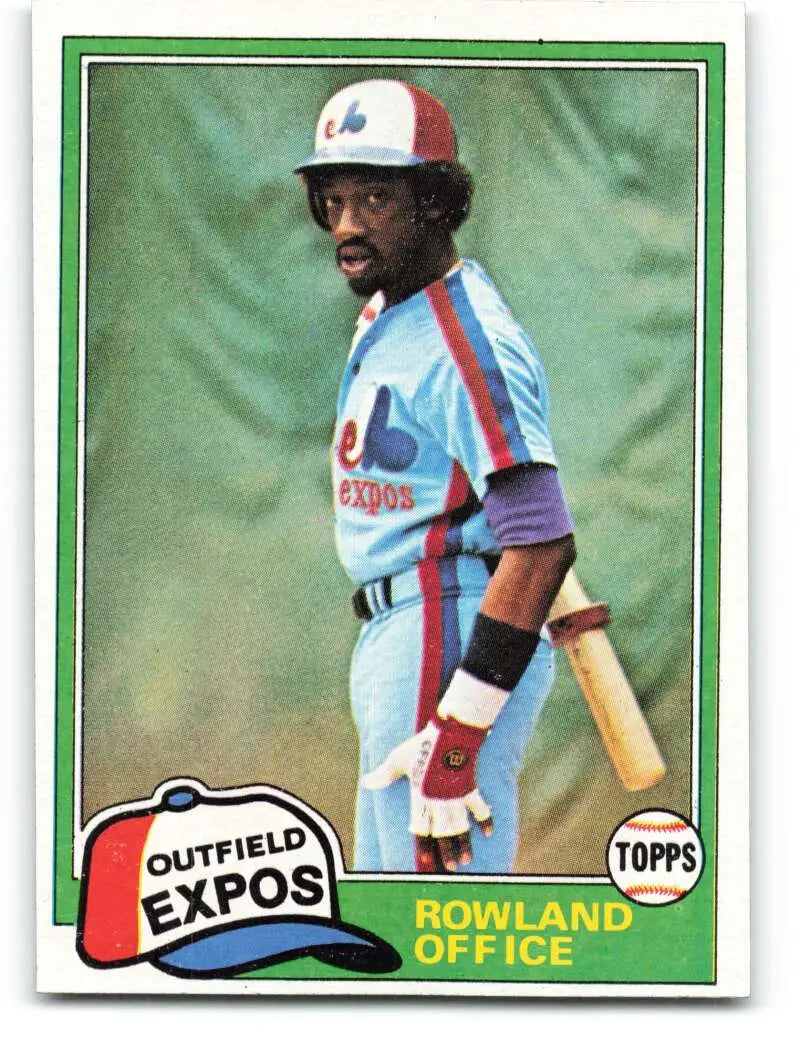 1981 Topps #319 Rowland Office EX Excellent Montreal Expos Baseball Card - Baseball Card Single