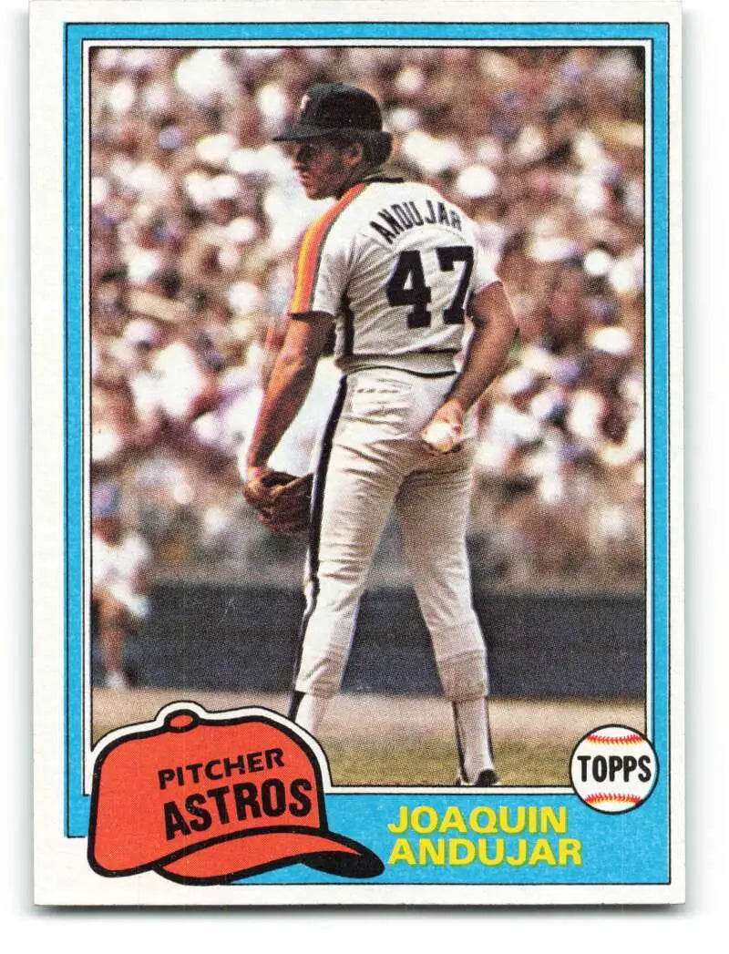 1981 Topps #329 Joaquin Andujar EX Excellent Houston Astros Baseball Card - Baseball Card Single