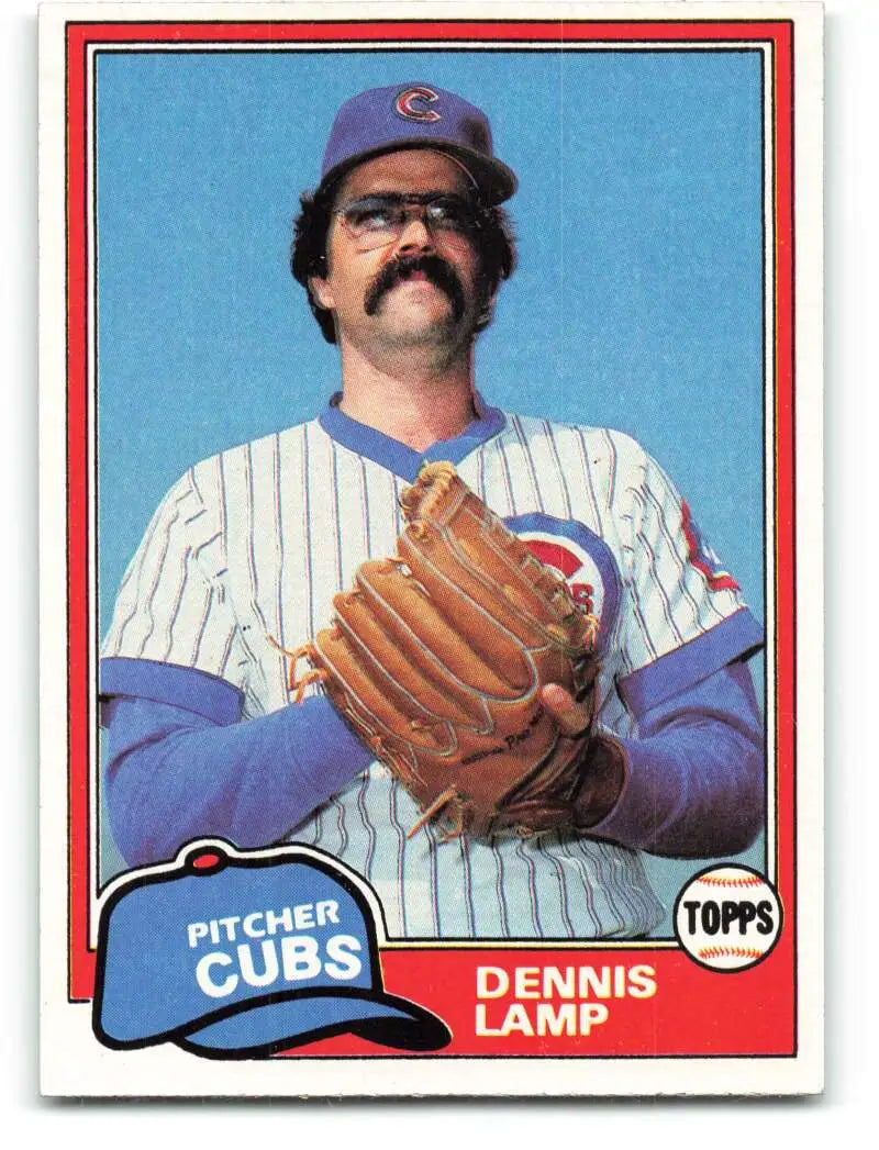 1981 Topps #331 Dennis Lamp EX Excellent Chicago Cubs Baseball Card - Baseball Card Single
