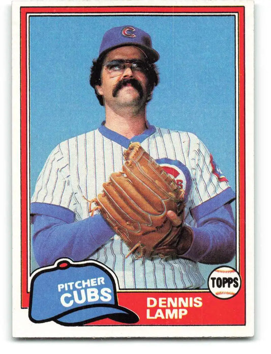1981 Topps #331 Dennis Lamp EX Excellent Chicago Cubs Baseball Card - Baseball Card Single