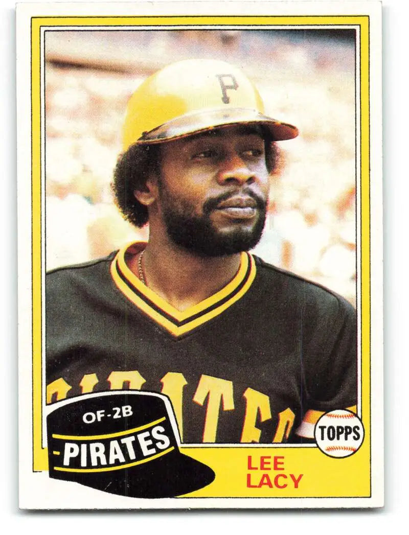 1981 Topps #332 Lee Lacy EX Excellent Pittsburgh Pirates Baseball Card - Baseball Card Single