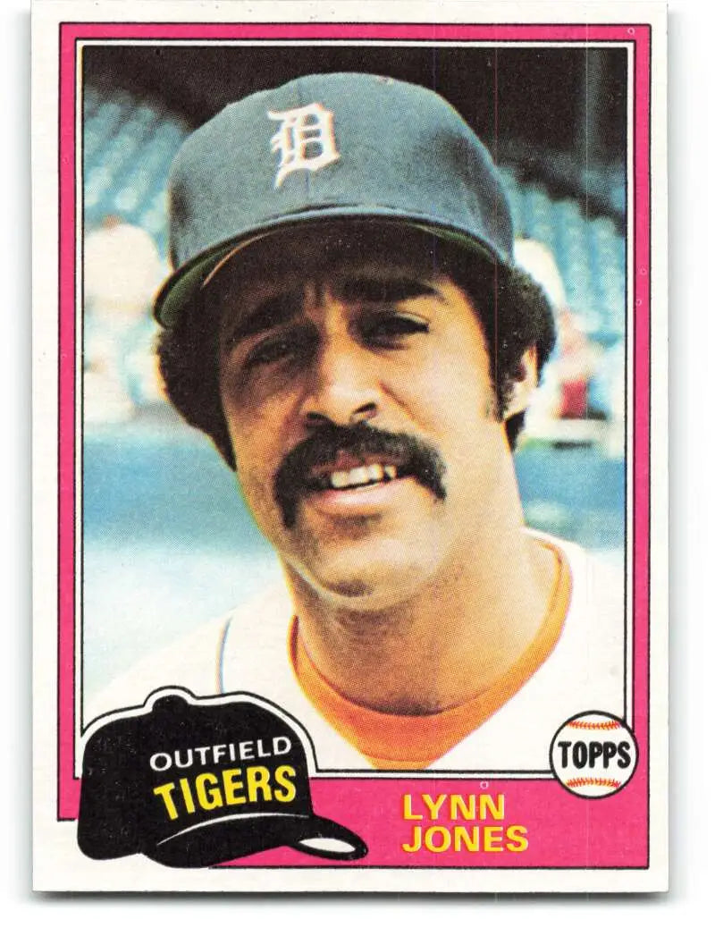 1981 Topps #337 Lynn Jones EX Excellent Detroit Tigers Baseball Card - Baseball Card Single