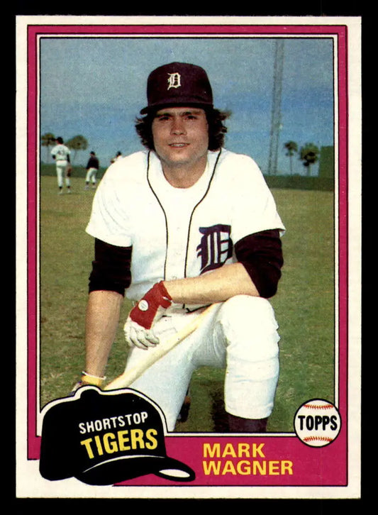1981 Topps #358 Mark Wagner EX Excellent Detroit Tigers Baseball Card - Baseball Card Single