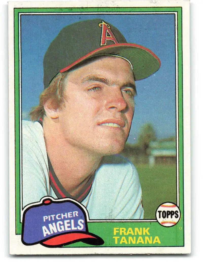1981 Topps #369 Frank Tanana EX Excellent California Angels Baseball Card - Baseball Card Single