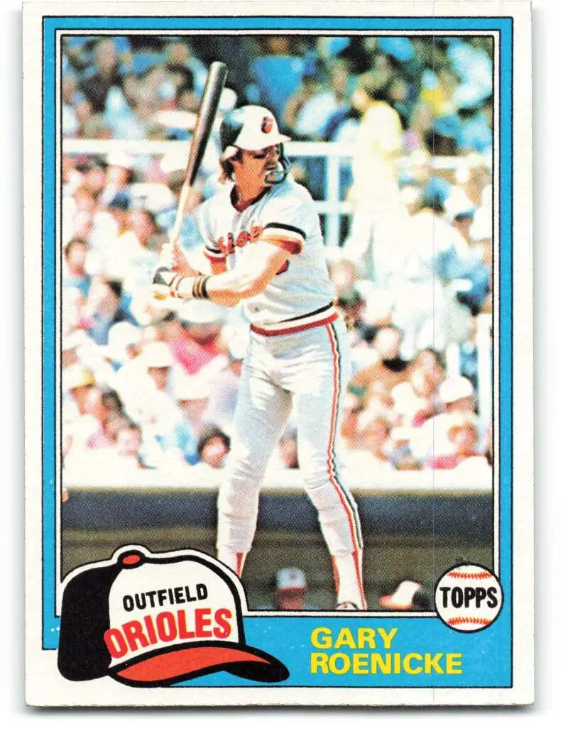 1981 Topps #37 Gary Roenicke EX Excellent Baltimore Orioles Baseball Card - Baseball Card Single