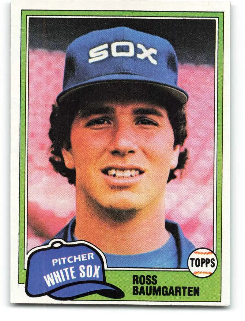 1981 Topps #398 Ross Baumgarten EX Excellent Chicago White Sox Baseball Card - Baseball Card Single