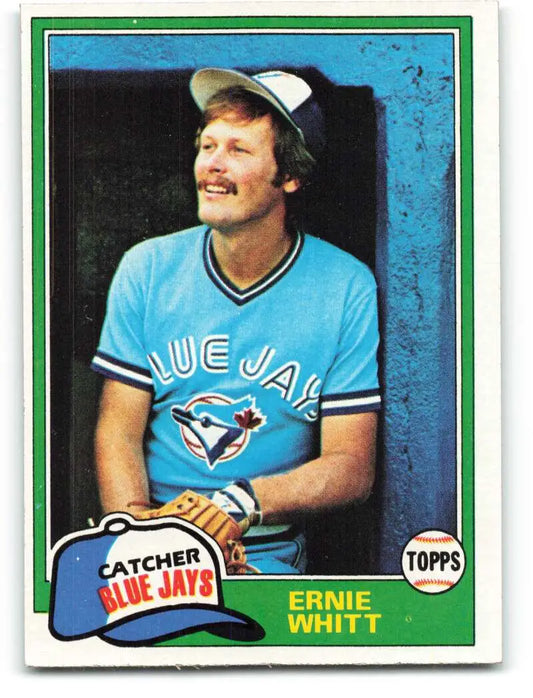 1981 Topps #407 Ernie Whitt EX Excellent Toronto Blue Jays Baseball Card - Baseball Card Single