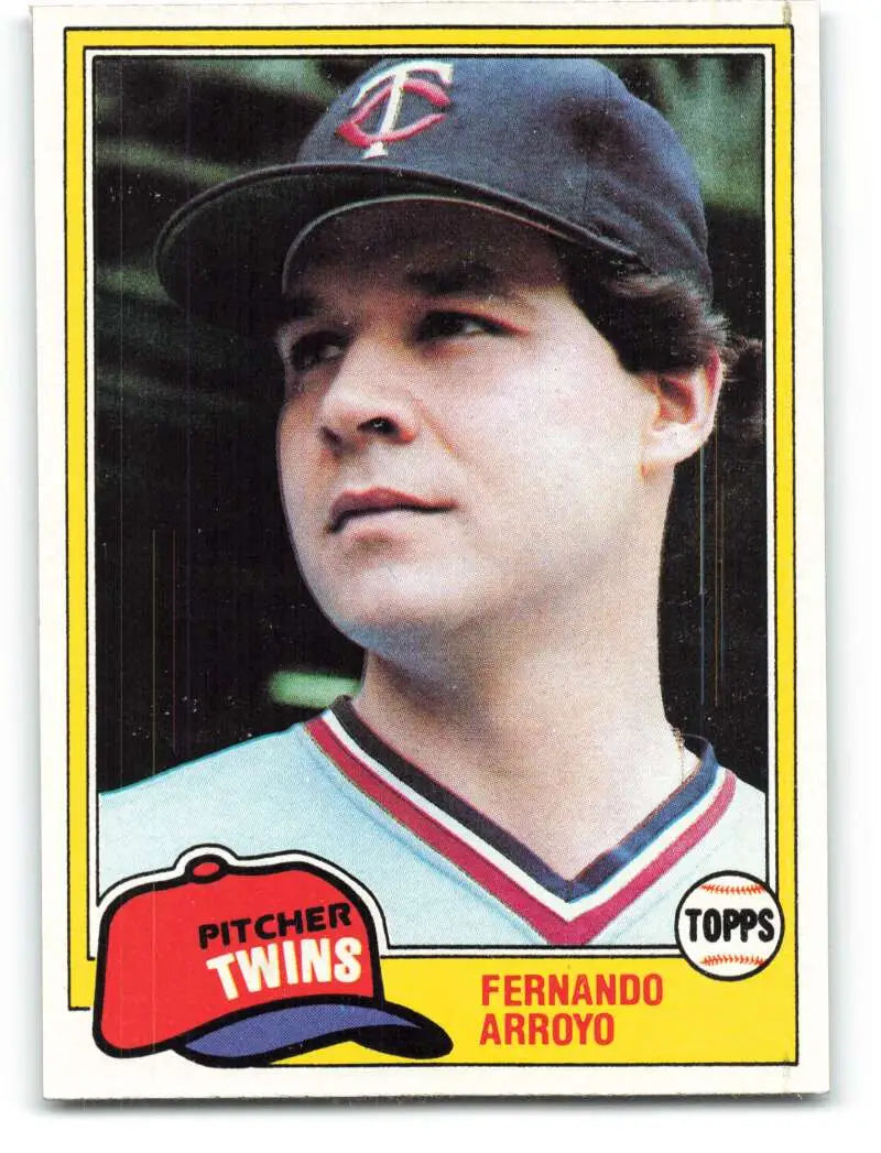 1981 Topps #408 Fernando Arroyo EX Excellent Minnesota Twins Baseball Card - Baseball Card Single